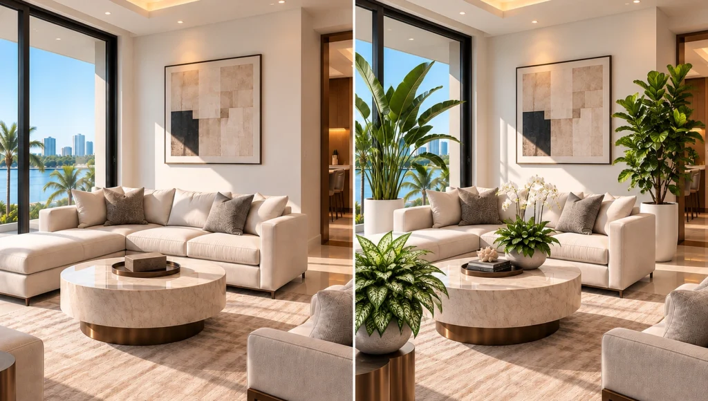 residential plant care service from smilein plants in palm beach county